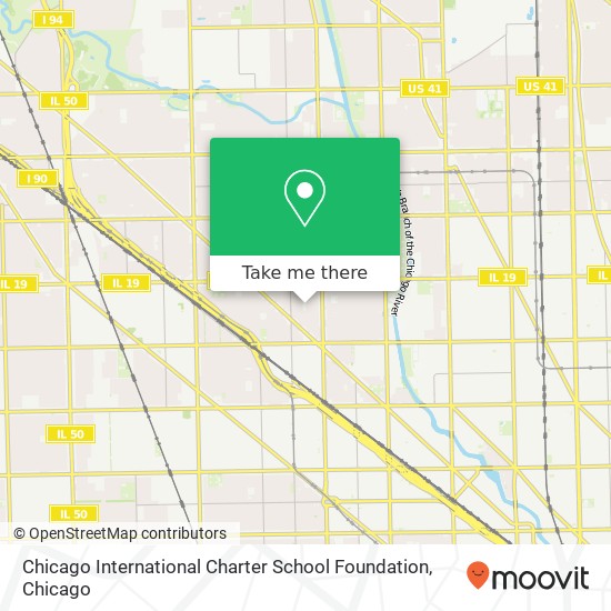 Chicago International Charter School Foundation map