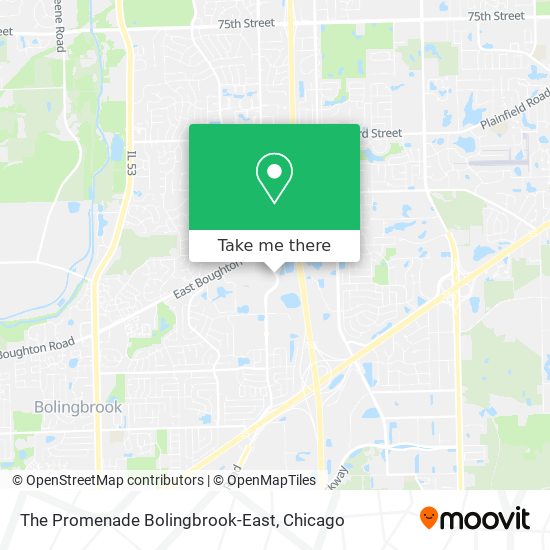 The Promenade Bolingbrook-East map