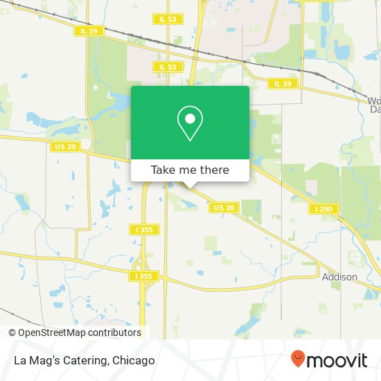 Mapa de La Mag's Catering