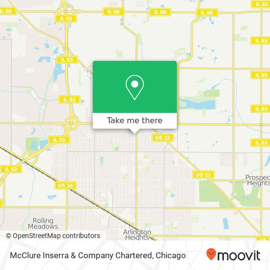 Mapa de McClure Inserra & Company Chartered