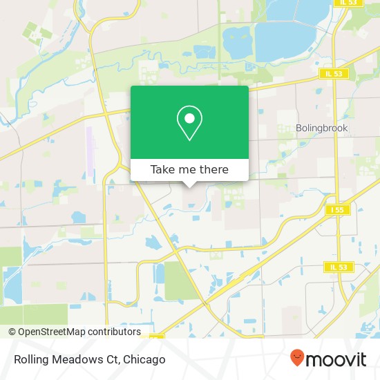 Rolling Meadows Ct map