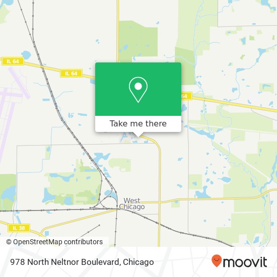 Mapa de 978 North Neltnor Boulevard