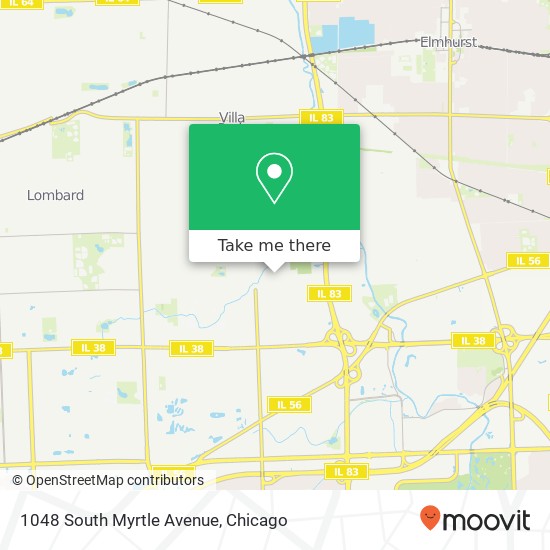 Mapa de 1048 South Myrtle Avenue