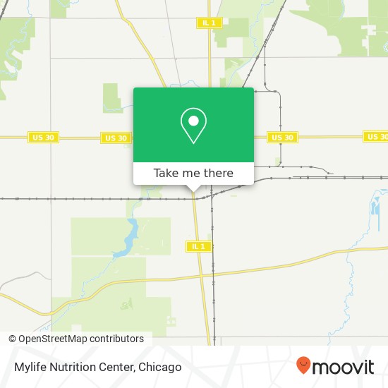 Mapa de Mylife Nutrition Center, 2015 Chicago Rd Chicago Heights, IL 60411