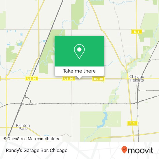 Mapa de Randy's Garage Bar