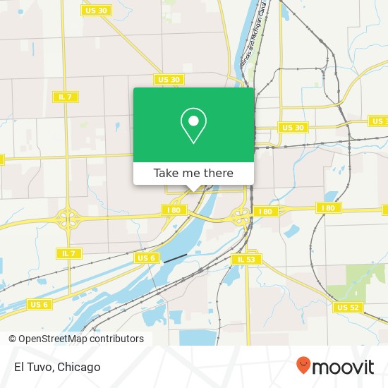 Mapa de El Tuvo, 504 McDonough St Joliet, IL 60436