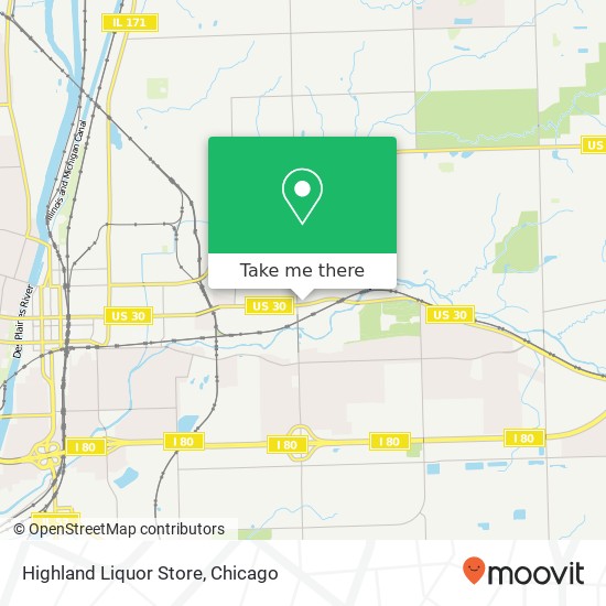 Highland Liquor Store map