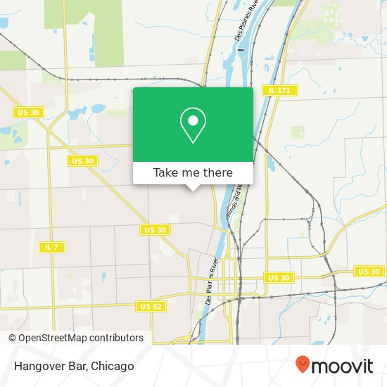 Hangover Bar map