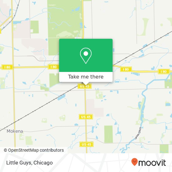 Mapa de Little Guys, 19031 Old Lagrange Rd Mokena, IL 60448