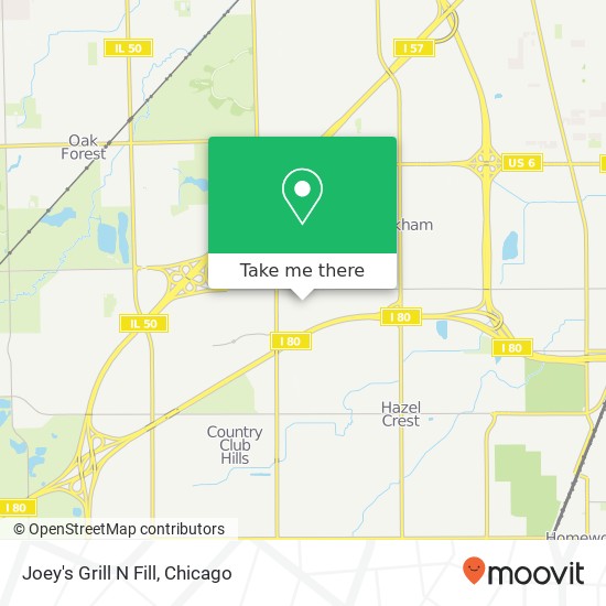 Joey's Grill N Fill, 3819 168th St Country Club Hills, IL 60478 map