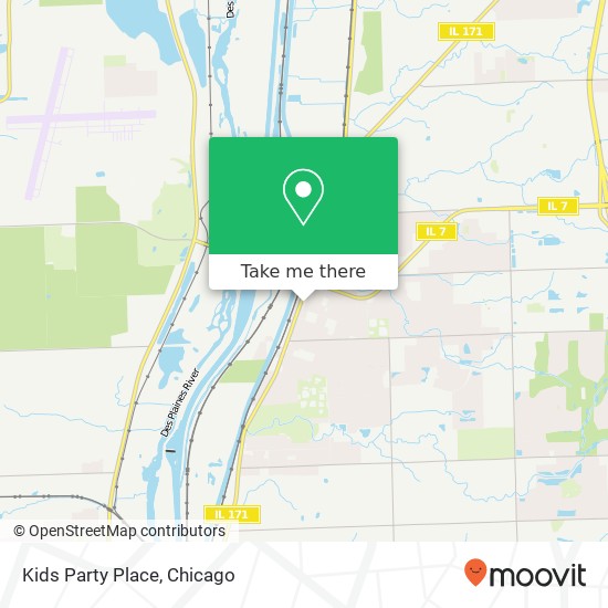 Mapa de Kids Party Place, 1112 S State St Lockport, IL 60441