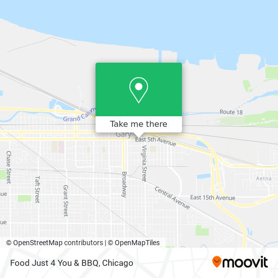 Food Just 4 You & BBQ map
