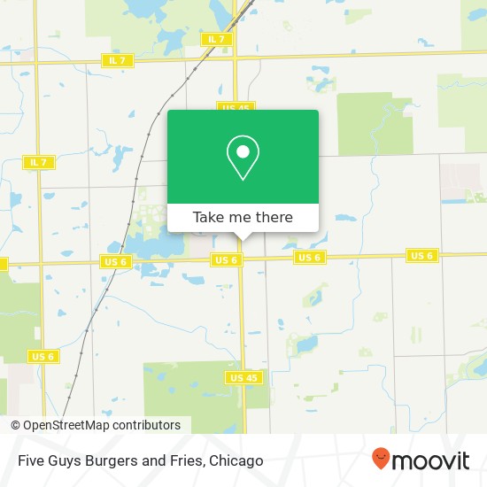Five Guys Burgers and Fries, 15837 S La Grange Rd Orland Park, IL 60462 map