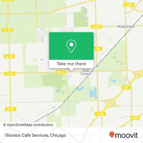 Illionios Cafe Services, 5480 159th St Oak Forest, IL 60452 map