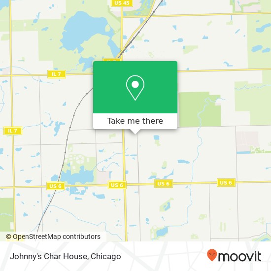 Mapa de Johnny's Char House, 15200 S 94th Ave Orland Park, IL 60462