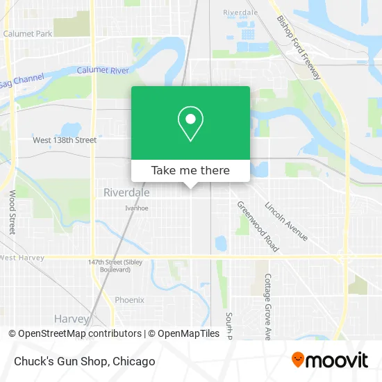 Chuck's Gun Shop map