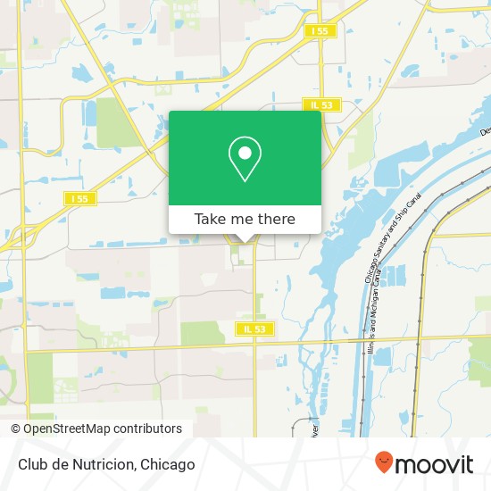 Mapa de Club de Nutricion, 35 W Normantown Rd Romeoville, IL 60446