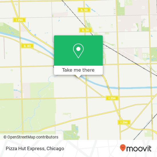 Pizza Hut Express, 5071 Cal Sag Rd Crestwood, IL 60418 map