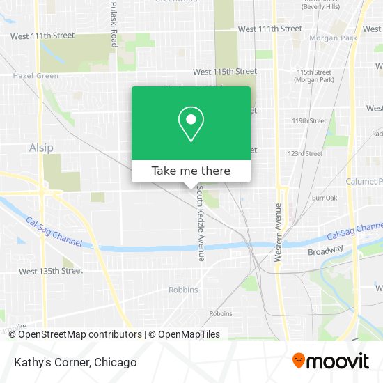 Kathy's Corner map