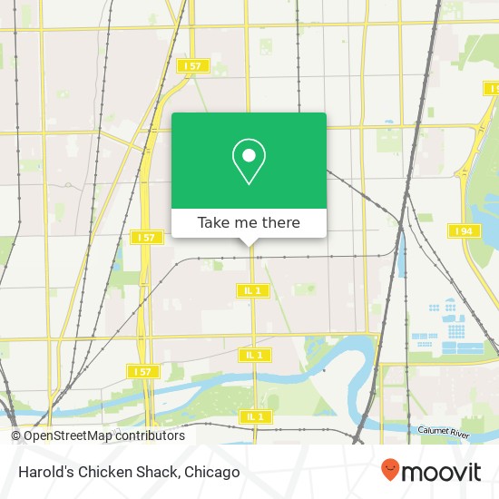 Harold's Chicken Shack, 12020 S Halsted St Chicago, IL 60628 map