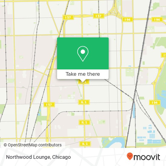 Mapa de Northwood Lounge