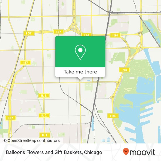 Balloons Flowers and Gift Baskets, 11033 S Michigan Ave Chicago, IL 60628 map