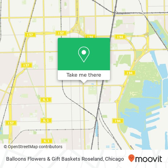 Balloons Flowers & Gift Baskets Roseland, 11033 S Michigan Ave Chicago, IL 60628 map