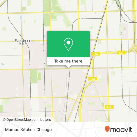 Mapa de Mama's Kitchen, Chicago, IL 60643