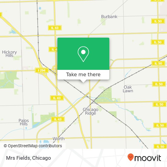Mrs Fields, 540 Chicago Ridge Mall Chicago Ridge, IL 60415 map
