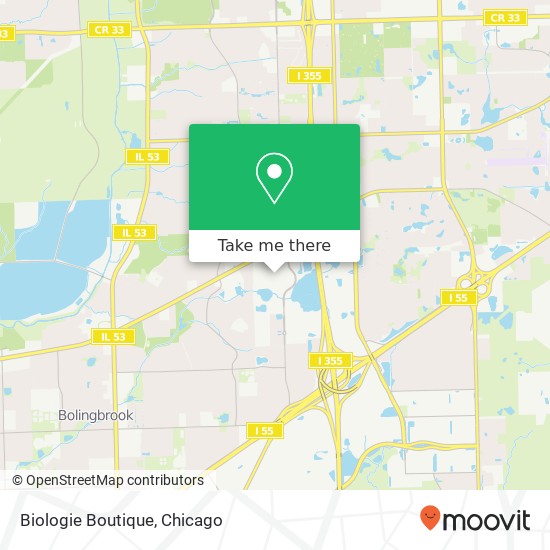 Mapa de Biologie Boutique, Bolingbrook, IL 60440