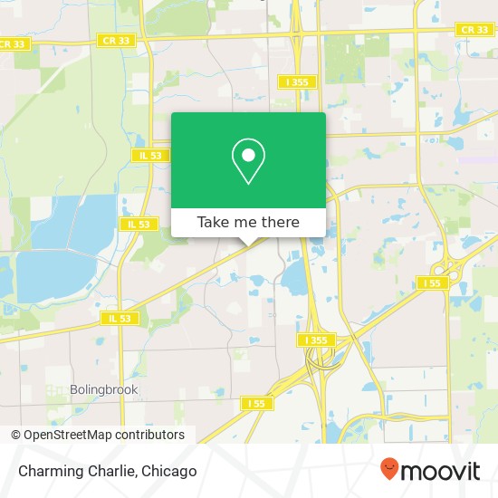 Mapa de Charming Charlie, 635 E Boughton Rd Bolingbrook, IL 60440
