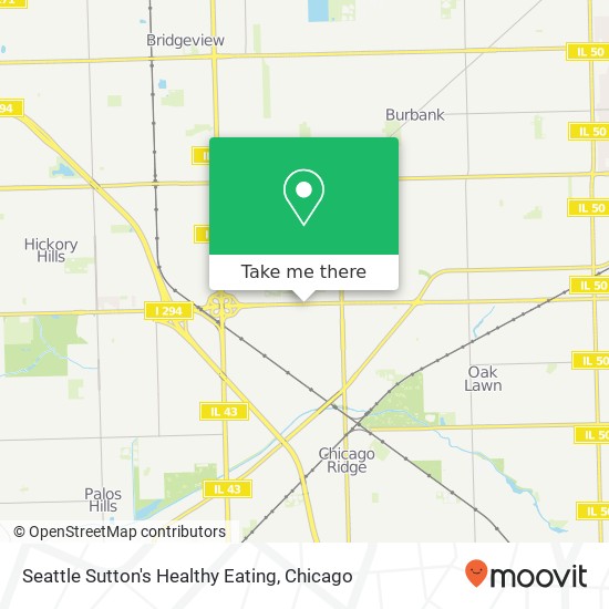 Seattle Sutton's Healthy Eating map