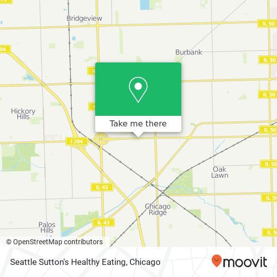 Mapa de Seattle Sutton's Healthy Eating