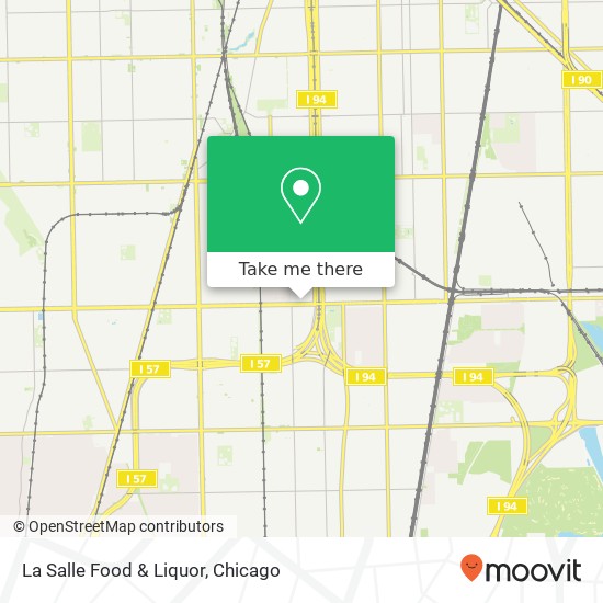 La Salle Food & Liquor map