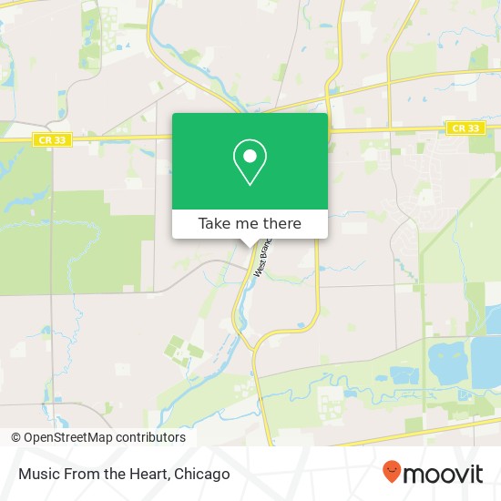 Mapa de Music From the Heart, 32 Foxcroft Rd Naperville, IL 60565
