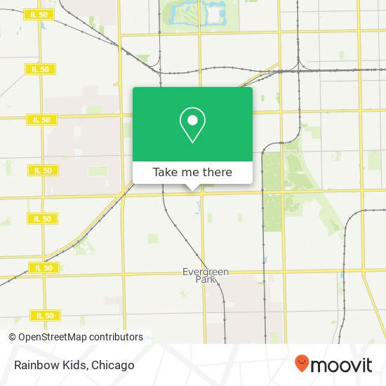 Mapa de Rainbow Kids, 3264 W 87th St Chicago, IL 60652