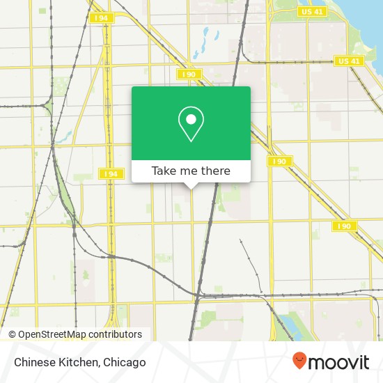 Mapa de Chinese Kitchen, 8357 S Cottage Grove Ave Chicago, IL 60619