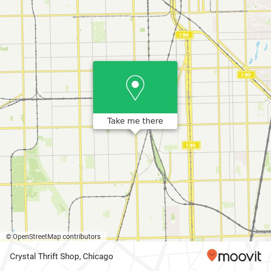 Crystal Thrift Shop, 8018 S Halsted St Chicago, IL 60620 map