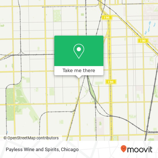 Mapa de Payless Wine and Spirits