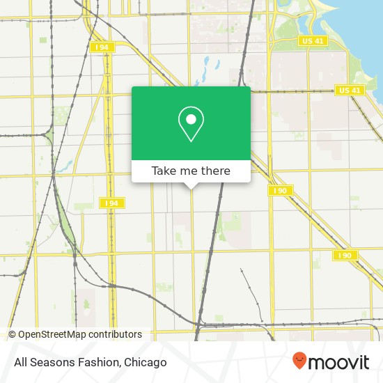All Seasons Fashion, 8056 S Cottage Grove Ave Chicago, IL 60619 map