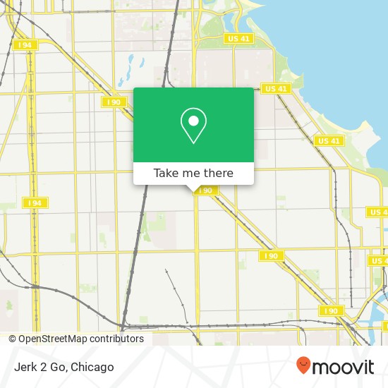 Mapa de Jerk 2 Go, 8118 S Stony Island Ave Chicago, IL 60617