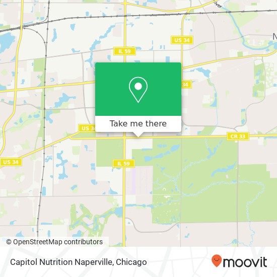 Mapa de Capitol Nutrition Naperville, 2728 75th St Naperville, IL 60564