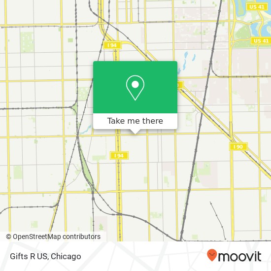 Mapa de Gifts R US, 211 E 79th St Chicago, IL 60619