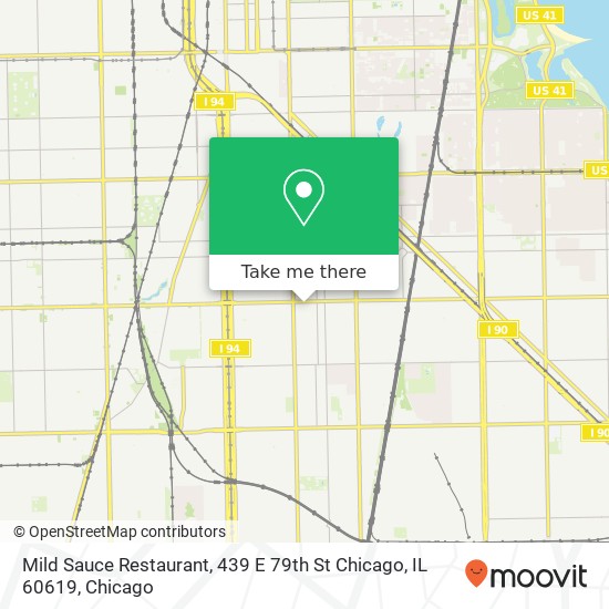 Mild Sauce Restaurant, 439 E 79th St Chicago, IL 60619 map