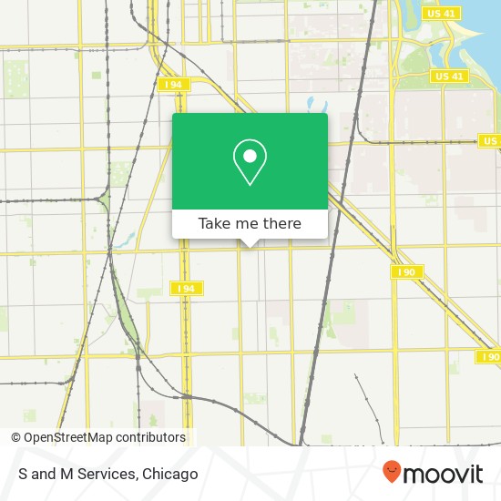Mapa de S and M Services, 453 E 79th St Chicago, IL 60619