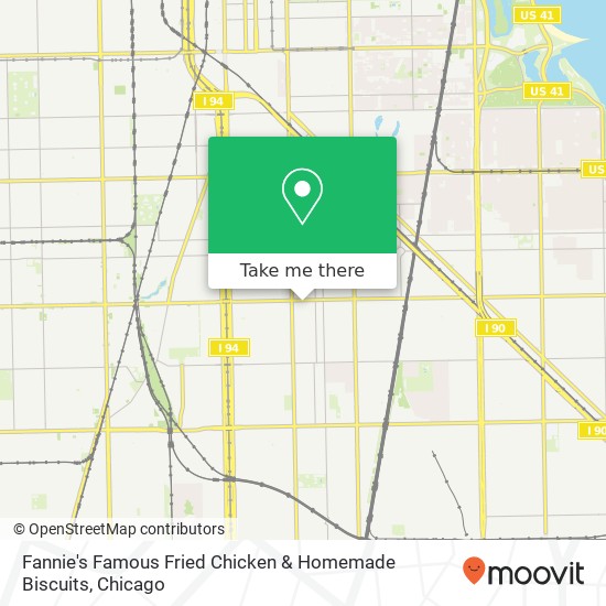 Fannie's Famous Fried Chicken & Homemade Biscuits, 439 E 79th St Chicago, IL 60619 map