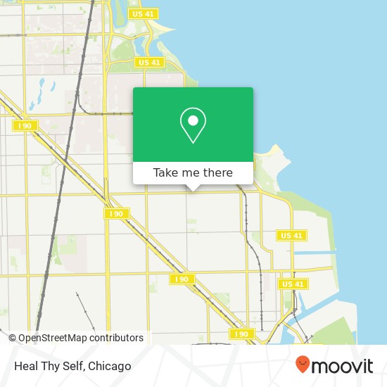 Mapa de Heal Thy Self, 2455 E 79th St Chicago, IL 60649