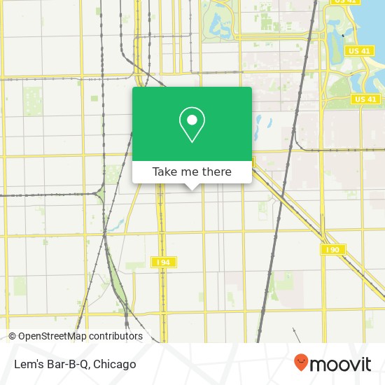 Lem's Bar-B-Q, 311 E 75th St Chicago, IL 60619 map