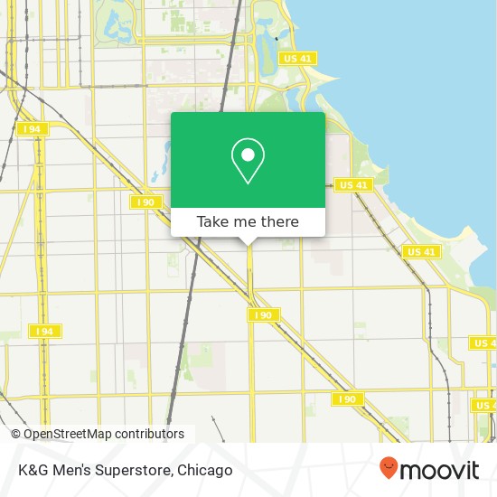 K&G Men's Superstore, 7540 S Stony Island Ave Chicago, IL 60649 map