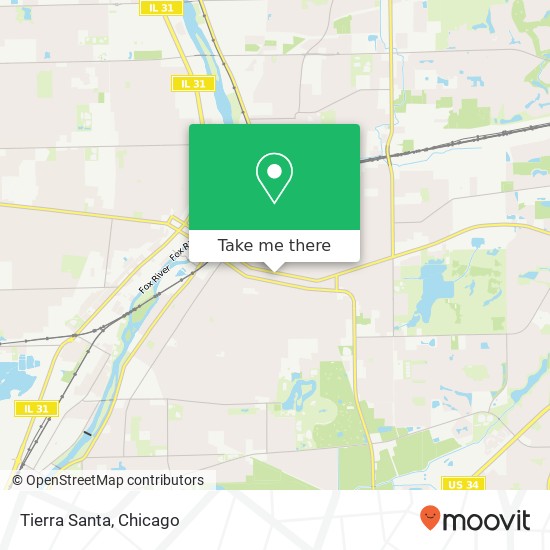 Mapa de Tierra Santa, 641 E New York St Aurora, IL 60505